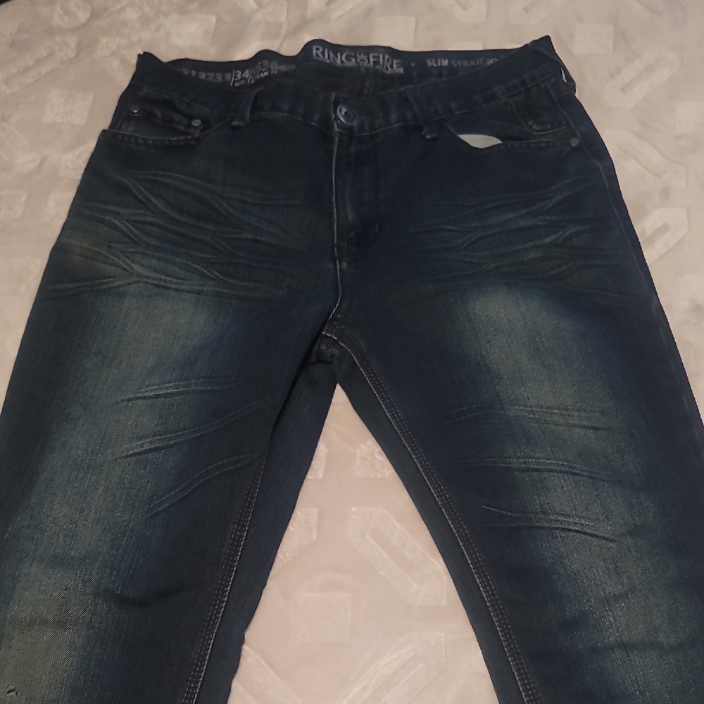 Ring of Fire Men's Blue Jeans